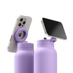 RINGO Pro Water Bottle with Magnetic Booster Ring - 24 Oz. - Lilac - Alternate RINGO Pro Water Bottle with Magnetic Booster Ring - 24 Oz. - Lilac - Alternate