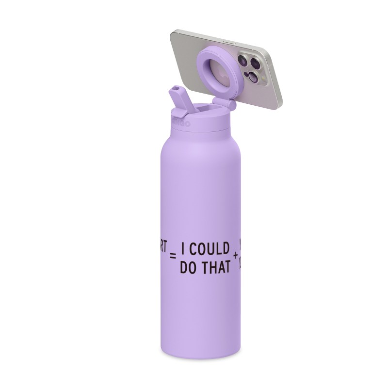 RINGO Pro Water Bottle with Magnetic Booster Ring - 24 Oz. - Lilac 1 RINGO Pro Water Bottle with Magnetic Booster Ring - 24 Oz. - Lilac 1