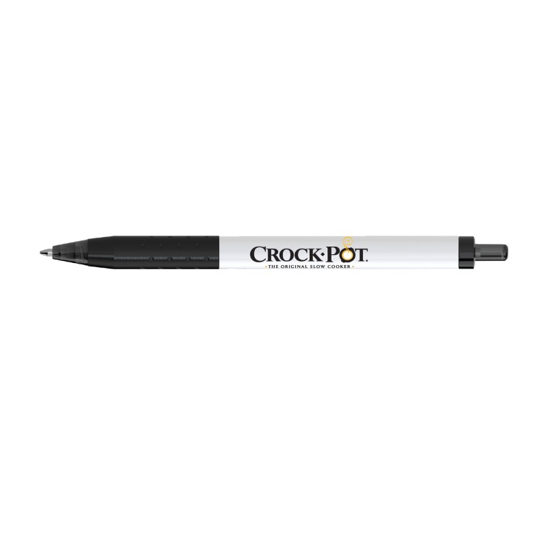 Paper Mate® Inkjoy White Barrel - Black Ink - Black 1 Paper Mate® Inkjoy White Barrel - Black Ink - Black 1