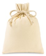 Canvas Drawstring Gift Bag- Medium - Natural 2 Canvas Drawstring Gift Bag- Medium - Natural 2