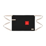 La Cuisine Recycled Cotton Bistro Apron - AWARE - Black 1 La Cuisine Recycled Cotton Bistro Apron - AWARE - Black 1