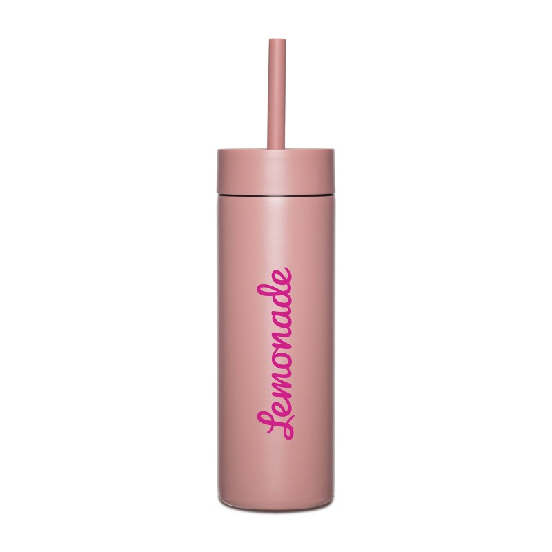 MiiR® Sipper Straw Bottle - 16 Oz. - Rosewood 1 MiiR® Sipper Straw Bottle - 16 Oz. - Rosewood 1
