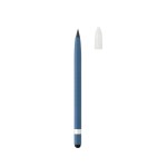 Aluminum Inkless Pen with Eraser - Blue 2 Aluminum Inkless Pen with Eraser - Blue 2