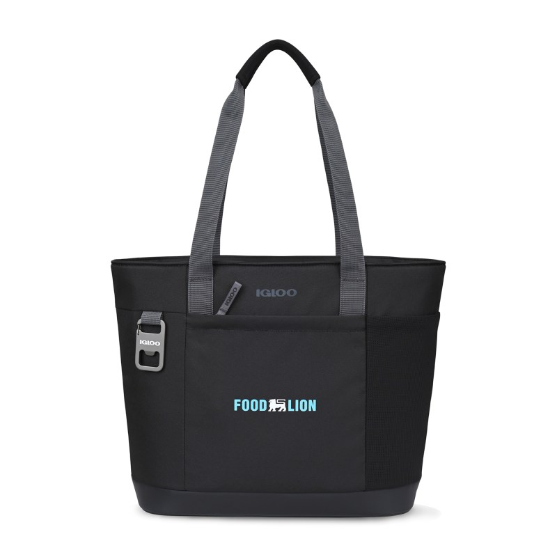 Igloo Day Chiller Recycled Poly Tote 20 Can Soft Cooler - Black 1 Igloo Day Chiller Recycled Poly Tote 20 Can Soft Cooler - Black 1