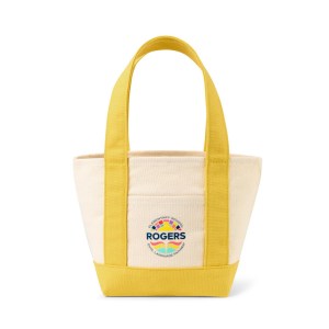 Petite Canvas Tote - Yellow 1 Petite Canvas Tote - Yellow 1