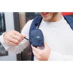 Fletcher Recycled rPET Mini Pouch Bag Charm - Navy Heather - Alternate Fletcher Recycled rPET Mini Pouch Bag Charm - Navy Heather - Alternate