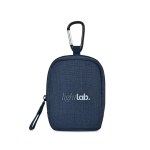 Fletcher Recycled rPET Mini Pouch Bag Charm - Navy Heather 1 Fletcher Recycled rPET Mini Pouch Bag Charm - Navy Heather 1