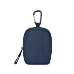 Fletcher Recycled rPET Mini Pouch Bag Charm - Navy Heather 2 Fletcher Recycled rPET Mini Pouch Bag Charm - Navy Heather 2