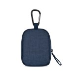 Fletcher Recycled rPET Mini Pouch Bag Charm - Navy Heather - Alternate Fletcher Recycled rPET Mini Pouch Bag Charm - Navy Heather - Alternate
