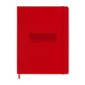 Moleskine® Hard Cover Ruled X-Large Notebook - Scarlet Red 1 Moleskine® Hard Cover Ruled X-Large Notebook - Scarlet Red 1