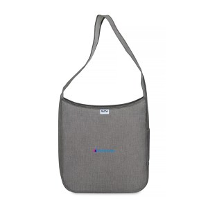 RuMe Recycled Ripstop rPET Crossbody Tote - Heather Grey 1 RuMe Recycled Ripstop rPET Crossbody Tote - Heather Grey 1