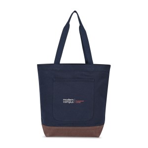 Ivy AWARE™ Recycled Cotton Tote - Navy 1 Ivy AWARE™ Recycled Cotton Tote - Navy 1