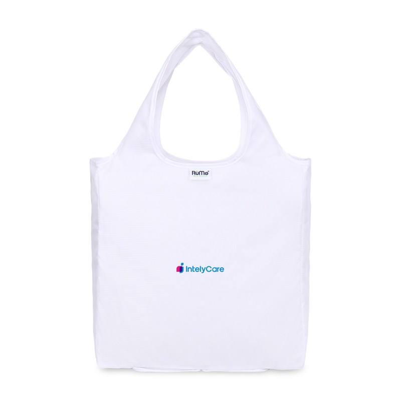 RuMe® Recycled bFold Tote - White 1 RuMe® Recycled bFold Tote - White 1