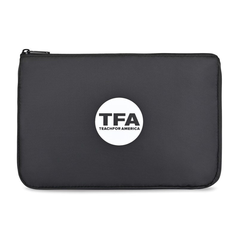 Arlo Recycled rPET Zippered Pouch - Black 1 Arlo Recycled rPET Zippered Pouch - Black 1