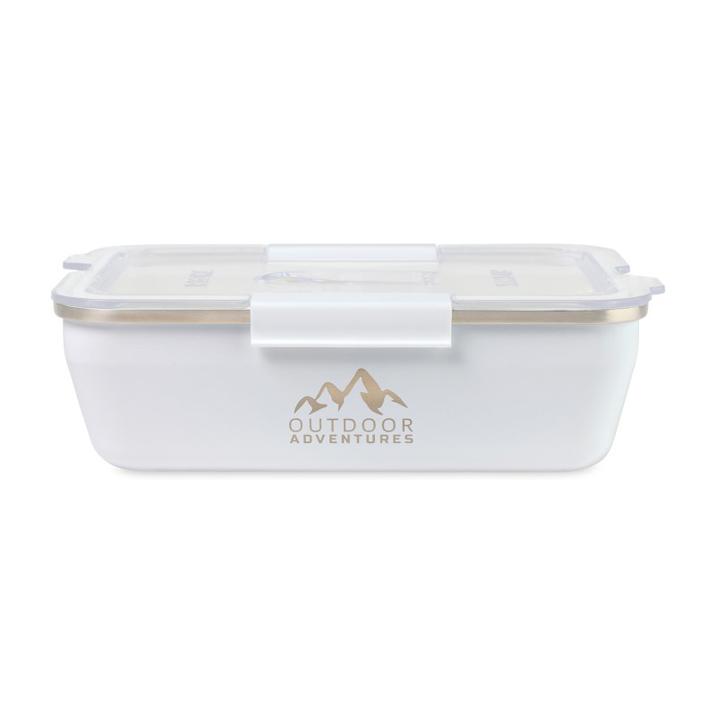 RIGWA® Travel Bento Box 9x6 - White 1 RIGWA® Travel Bento Box 9x6 - White 1