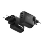 Native Union International Fast GaN Charger PD 67W (3 ports) - Black - Alternate Native Union International Fast GaN Charger PD 67W (3 ports) - Black - Alternate