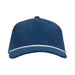 Ahead Chaser Corduroy Cap - Marine-Ivory - Alternate Ahead Chaser Corduroy Cap - Marine-Ivory - Alternate