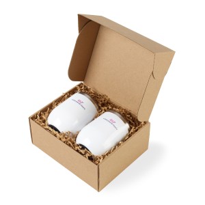 CORKCICLE® Stemless Wine Cup Gift Set - Gloss White 1 CORKCICLE® Stemless Wine Cup Gift Set - Gloss White 1
