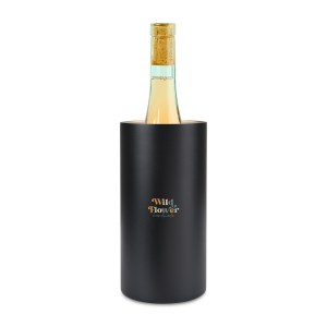 Aviana Rowan Recycled Stainless Steel Wine Chiller - Black 1 Aviana Rowan Recycled Stainless Steel Wine Chiller - Black 1