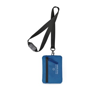 Rally Recycled ID Pouch Lanyard - Royal Blue 1 Rally Recycled ID Pouch Lanyard - Royal Blue 1