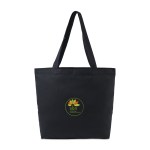 AWARE™ Recycled Cotton Shopper Tote with Interior Zip Pocket - Black 1 AWARE™ Recycled Cotton Shopper Tote with Interior Zip Pocket - Black 1
