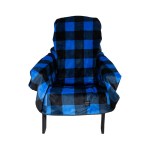 City Bonfires The Chair Blanket - Blue Plaid - Alternate City Bonfires The Chair Blanket - Blue Plaid - Alternate