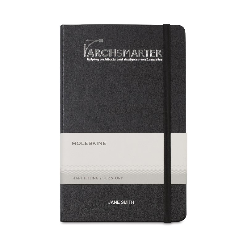 Moleskine® Hard Cover Large Double Layout Notebook - Black 1 Moleskine® Hard Cover Large Double Layout Notebook - Black 1
