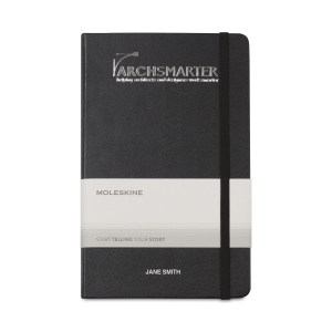 Moleskine® Hard Cover Large Double Layout Notebook - Black 1 Moleskine® Hard Cover Large Double Layout Notebook - Black 1