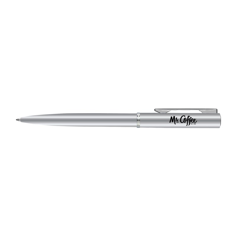 Waterman Allure Ballpoint - Blue Ink - Chrome - Silver Trim 1 Waterman Allure Ballpoint - Blue Ink - Chrome - Silver Trim 1