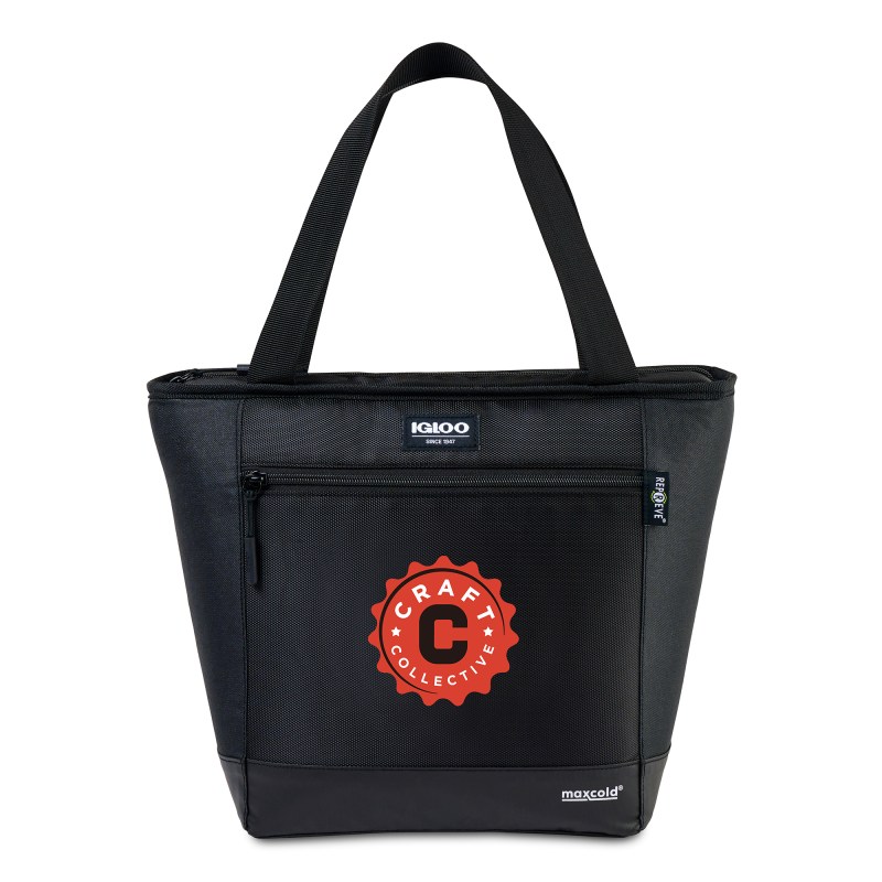 Igloo® REPREVE Tote Cooler - Black 1 Igloo® REPREVE Tote Cooler - Black 1