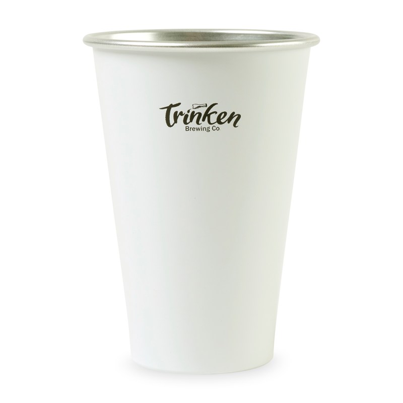 Pre-Game Aluminum Stadium Cup - 18 Oz. - White 1 Pre-Game Aluminum Stadium Cup - 18 Oz. - White 1
