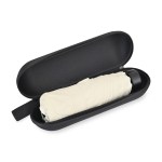Elements 39" Recycled rPET Manual Mini Folding Umbrella - Cream - Alternate Elements 39" Recycled rPET Manual Mini Folding Umbrella - Cream - Alternate