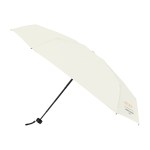 Elements 39" Recycled rPET Manual Mini Folding Umbrella - Cream 1 Elements 39" Recycled rPET Manual Mini Folding Umbrella - Cream 1