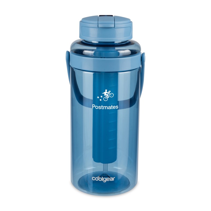 Cool GearĀ® Orlando Bottle with Freezer Stick - 64 Oz. - Elemental Blue 1 Cool GearĀ® Orlando Bottle with Freezer Stick - 64 Oz. - Elemental Blue 1