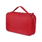 Parker Recycled rPET Dual Zippered Pouch - Red - Alternate Parker Recycled rPET Dual Zippered Pouch - Red - Alternate
