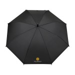 Elements 50" Recycled rPET Auto Open Hospitality Umbrella - Black - Alternate Elements 50" Recycled rPET Auto Open Hospitality Umbrella - Black - Alternate