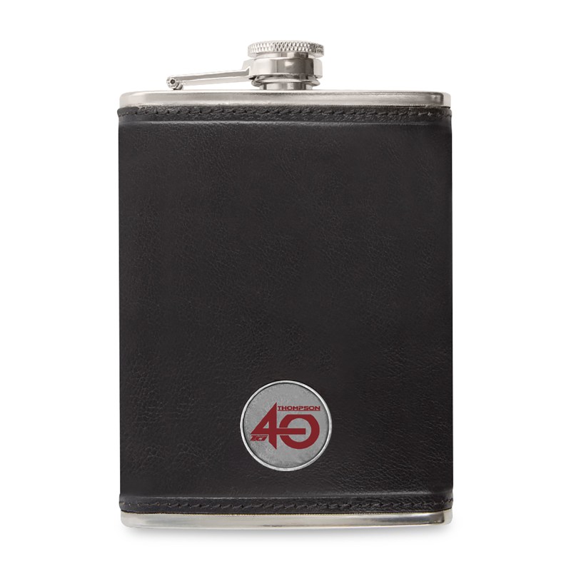 Ahead Leather Flask - Black 1 Ahead Leather Flask - Black 1
