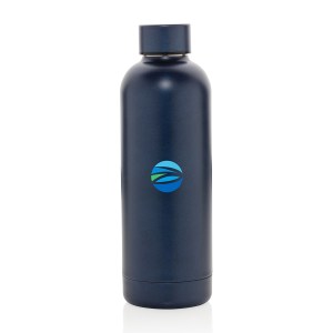 Impact Recycled Stainless Steel Vacuum Bottle - Blue 1 Impact Recycled Stainless Steel Vacuum Bottle - Blue 1