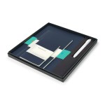 Moleskine Assorted Cahier and GO Pen Gift Set - Sapphire Blue-White 1 Moleskine Assorted Cahier and GO Pen Gift Set - Sapphire Blue-White 1