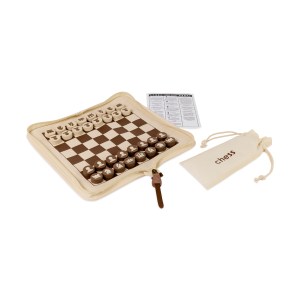 Game on! Chess and Checkers Gift Set - Natural 1 Game on! Chess and Checkers Gift Set - Natural 1