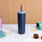 LifeStraw Go Series Tumbler - 18 Oz (Stainless) - Aegean - Alternate LifeStraw Go Series Tumbler - 18 Oz (Stainless) - Aegean - Alternate