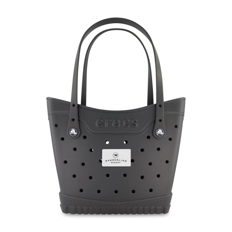 Crocs Classic Medium Tote - Black-White 1 Crocs Classic Medium Tote - Black-White 1