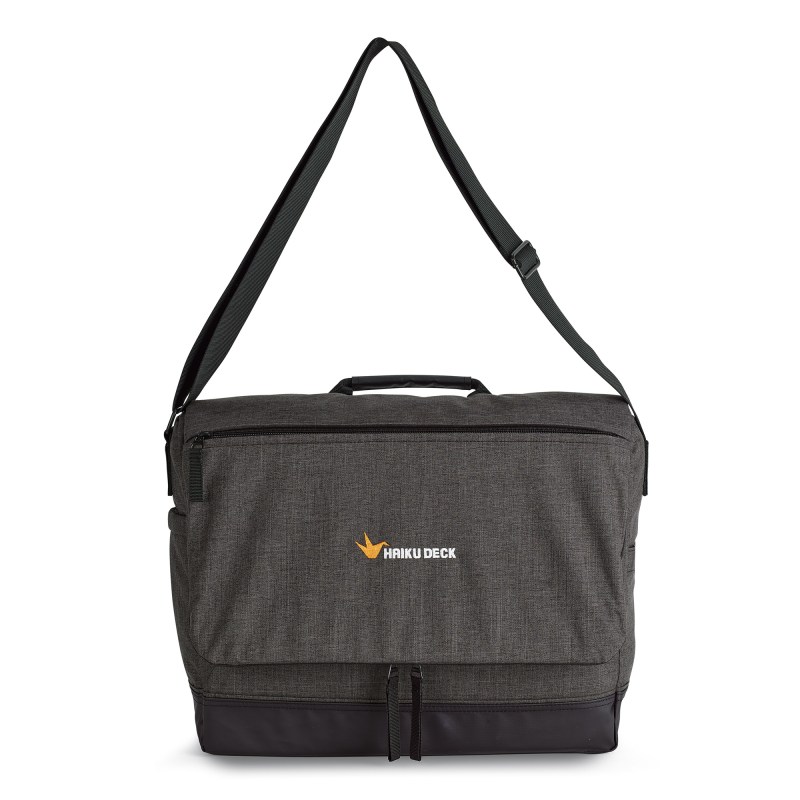 Heritage Supply Tanner Laptop Messenger Bag - Charcoal Heather-Black 1 Heritage Supply Tanner Laptop Messenger Bag - Charcoal Heather-Black 1