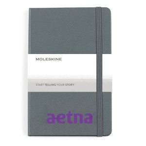 Moleskine® Hard Cover Ruled Medium Notebook - Slate Grey 1 Moleskine® Hard Cover Ruled Medium Notebook - Slate Grey 1