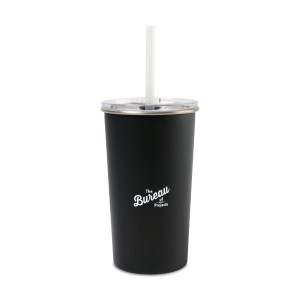 Arlo Classics Stainless Steel Tumbler with Straw - 20 Oz. - Black 1 Arlo Classics Stainless Steel Tumbler with Straw - 20 Oz. - Black 1