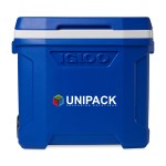 Igloo® Profile II 28 Qt Roller Cooler - White-Majestic Blue 1 Igloo® Profile II 28 Qt Roller Cooler - White-Majestic Blue 1