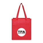 Arlo Recycled rPET Deluxe Shopper - Red 1 Arlo Recycled rPET Deluxe Shopper - Red 1