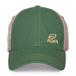 Merrimack Hat Co. Austin Vintage Trucker - Kelly Green-Tan - Alternate Merrimack Hat Co. Austin Vintage Trucker - Kelly Green-Tan - Alternate
