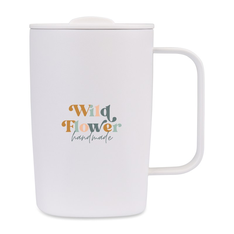 Aviana Rowan Recycled Stainless Steel Mug - 15 Oz. - Marshmallow 1 Aviana Rowan Recycled Stainless Steel Mug - 15 Oz. - Marshmallow 1