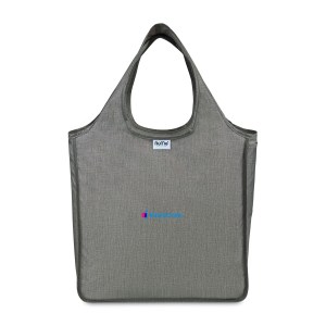 RuMe Recycled Ripstop rPET Medium Tote - Heather Grey 1 RuMe Recycled Ripstop rPET Medium Tote - Heather Grey 1